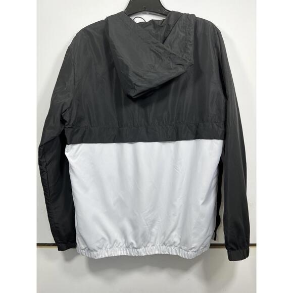 Baleaf Men’s 1/4 Zip Pullover Windbreaker Long Sleeved Black And White Size L - Picture 8 of 9
